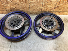 Load image into Gallery viewer, 91 92 93 94 95 96 97 KAWASAKI NINJA 600R ZX600 600 FRONT & REAR WHEELS WHEEL RIM