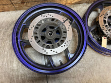 Load image into Gallery viewer, 91 92 93 94 95 96 97 KAWASAKI NINJA 600R ZX600 600 FRONT & REAR WHEELS WHEEL RIM