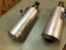 Load image into Gallery viewer, 2008-2014 DUCATI MONSTER 696 EXHAUST CANS MUFFLERS PIPE PIPES SLIP ON TWIN OEM