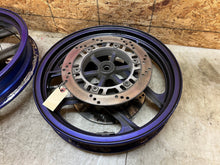 Load image into Gallery viewer, 91 92 93 94 95 96 97 KAWASAKI NINJA 600R ZX600 600 FRONT & REAR WHEELS WHEEL RIM