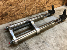 Load image into Gallery viewer, 2008-2013 08 09 10 11 12 13 DUCATI EVO 848 FRONT FORKS FRONT END FORK TUBES NICE