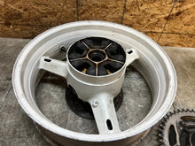 Load image into Gallery viewer, 04 05 2004 2005 SUZUKI GSXR GSX-R 600 750 REAR WHEEL BACK RIM STRAIGHT