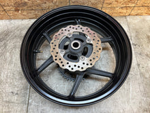 Load image into Gallery viewer, 07 08 2007 2008 KAWASAKI ZX-6R ZX6R ZX6-R 600 REAR WHEEL BACK RIM STRAIGHT