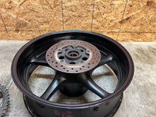 Load image into Gallery viewer, 03 04 05 08 09 2005 YAMAHA YZFR6 YZF R6 S REAR WHEEL BACK WHEEL RIM STRAIGHT