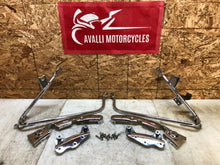 Load image into Gallery viewer, 09 10 11 12 13 HARLEY DAVIDSON ROAD GLIDE ROAD KING SADDLE BAG LUGGAGE BRACKETS