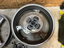 Load image into Gallery viewer, 00 01 02 03 TRIUMPH DAYTONA SPRINT 955i  FRONT WHEEL REAR WHEEL BACK RIM PAIR
