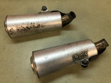 Load image into Gallery viewer, 2008-2014 DUCATI MONSTER 696 EXHAUST CANS MUFFLERS PIPE PIPES SLIP ON TWIN OEM