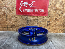 Load image into Gallery viewer, 08 09 10 11 12 13 14 15 SUZUKI GSXR GSX-R 600 750 FRONT WHEEL RIM STRAIGHT BLUE