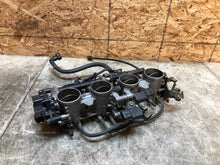 Load image into Gallery viewer, 03 04 2003 2004 KAWASAKI ZX6-R ZX6R 636 THROTTLE BODIES BODY FUEL INJECTORS OEM