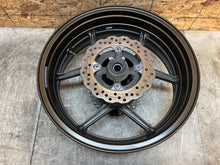 Load image into Gallery viewer, 04 05 06 07 2006 2007 KAWASAKI ZX10R ZX10-R ZX 10 R REAR WHEEL BACK RIM STRAIGHT
