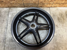 Load image into Gallery viewer, 05 06 07 08 09 10 TRIUMPH SPEED TRIPLE 1050 REAR WHEEL BACK RIM STRAIGHT NICE
