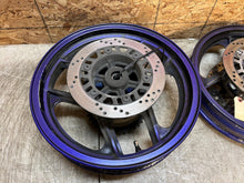 Load image into Gallery viewer, 91 92 93 94 95 96 97 KAWASAKI NINJA 600R ZX600 600 FRONT & REAR WHEELS WHEEL RIM