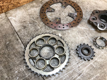 Load image into Gallery viewer, 16 17 18 19 DUCATI PANIGALE 959 1199 1299 SPROCKET FLANGE HUB CARRIER AXLE NUT