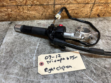 Load image into Gallery viewer, 09 10 11 12 TRIUMPH DAYTONA 675R 675 R RIGHT CLIP ON HANDLE BAR ON OFF SWITCH