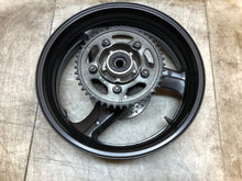 Load image into Gallery viewer, 99 00 1999 2000 HONDA CBR600 CBR 600 F4 REAR WHEEL BACK WHEEL RIM STRAIGHT OEM