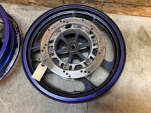 Load image into Gallery viewer, 91 92 93 94 95 96 97 KAWASAKI NINJA 600R ZX600 600 FRONT & REAR WHEELS WHEEL RIM