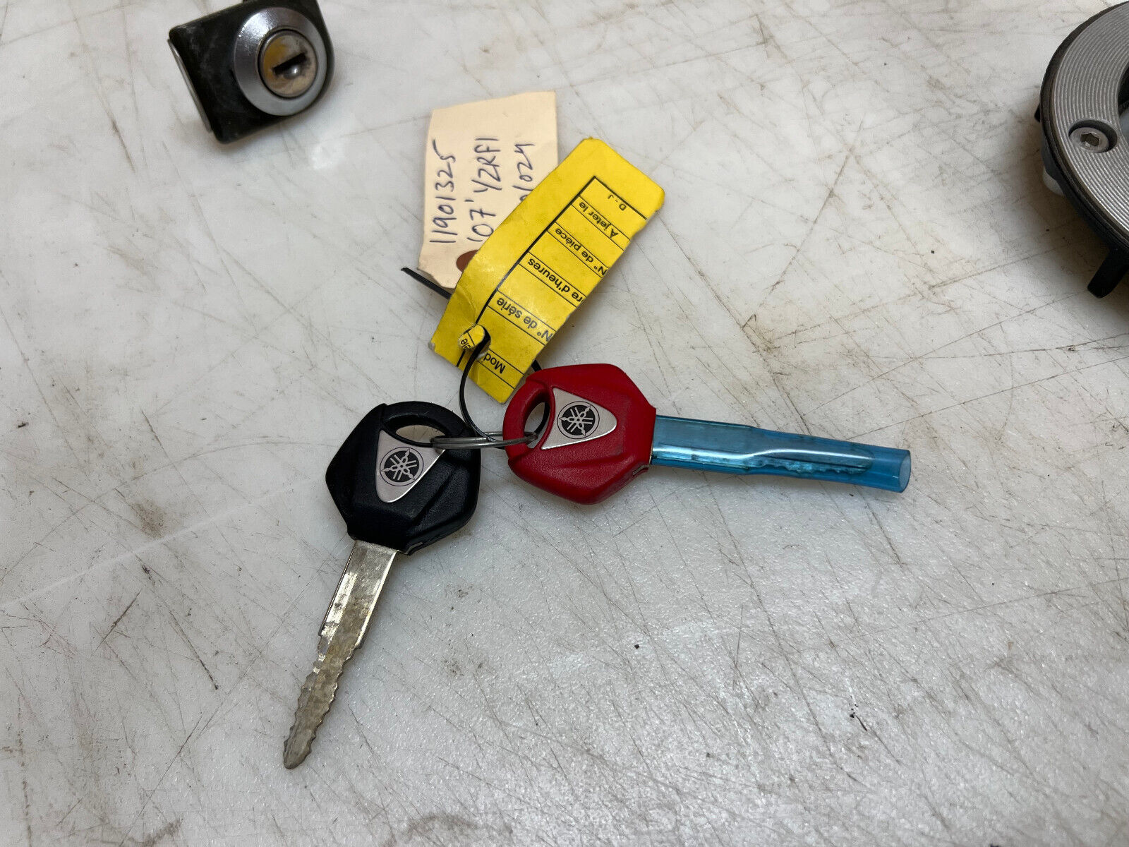 2007 2008 07 08 YAMAHA YZFR1 YZF R1 ENGINE COMPUTER ECU CDI ECM SECURITY KEY SET