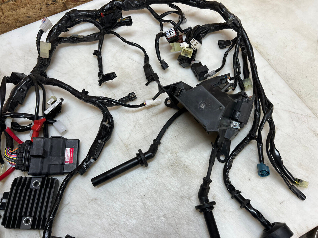 15 16 17 18 19 20 21 22 YAMAHA YZF R3 YZFR3 ENGINE WIRING HARNESS LOOM ECU CDI