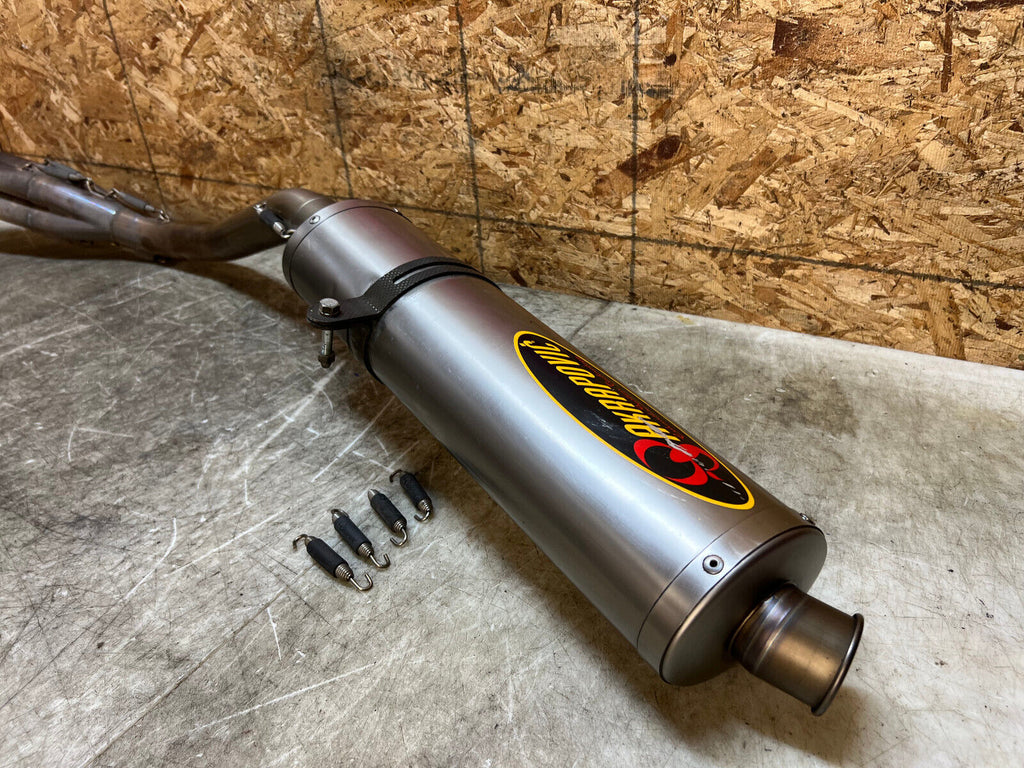 98 99 00 01 02 03 KAWASAKI NINJA ZX7-R ZX7R ZX7 AKRAPOVIC FULL EXHAUST SYSTEM