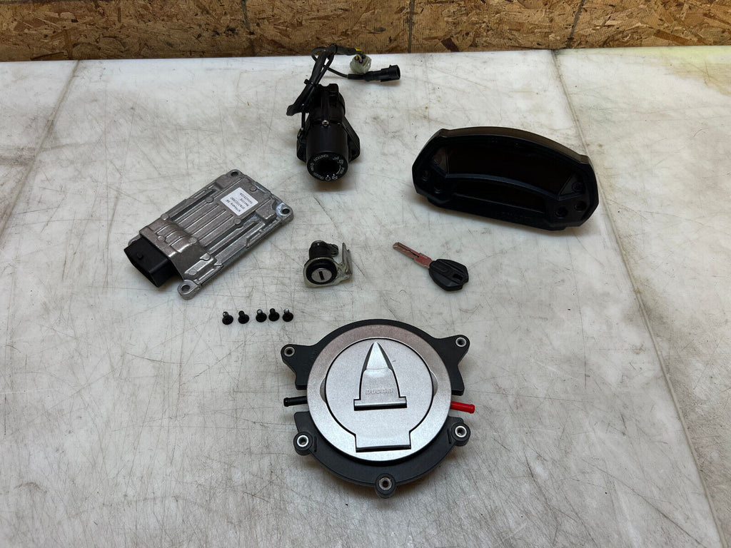 10 11 12 13 14 DUCATI MONSTER 796 M796 LOCK SET KEY SET IGNITION CLUSTER ECU CDI