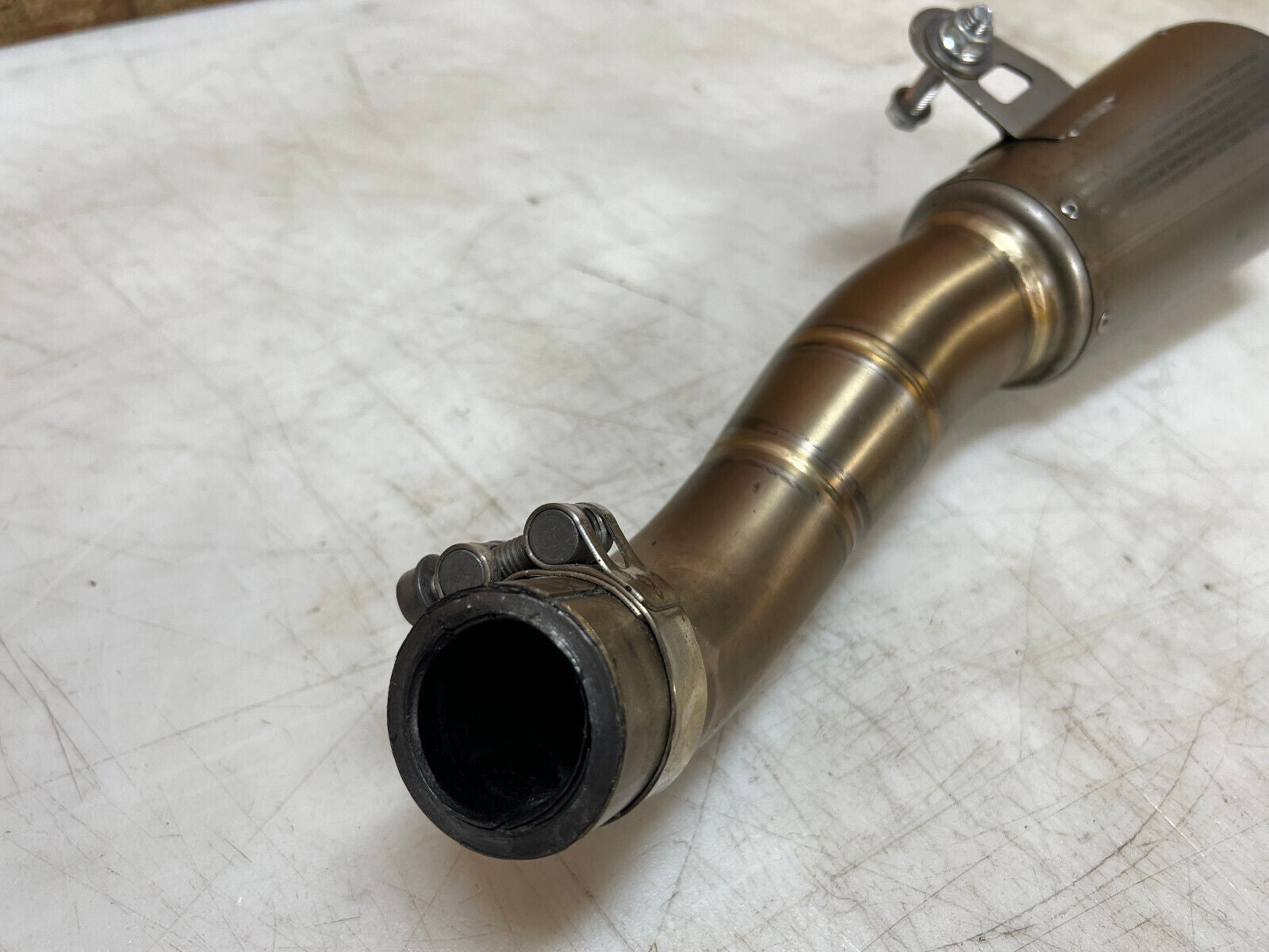 15 16 17 18 19 20 21 22 YAMAHA YZF R3 YZFR3 AKRAPOVIC SLIP ON EXHAUST PIPE NICE