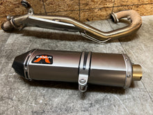 Load image into Gallery viewer, 19 20 21 22 23 24 KTM 690 ENDURO R SM SMC LC4 WINGS SLIP ON EXHAUST SYSTEM PIPE
