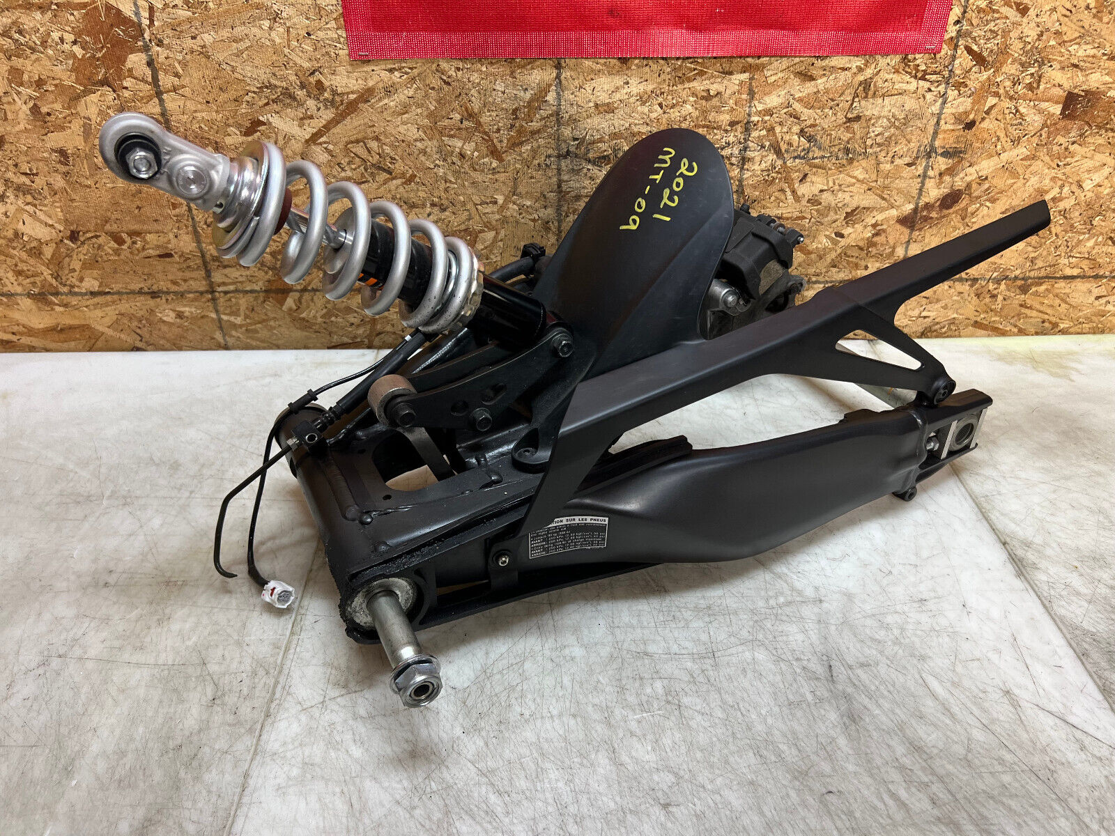 2021 18 19 20 21 22 23 24 YAMAHA MT09 MT-09 MT 09 REAR SWINGARM SWING ARM FRAME