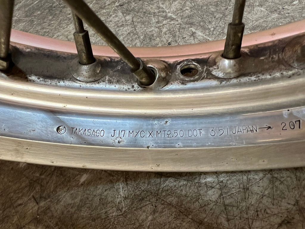 1996-2024 SUZUKI DR 650 DR650SE DR 650SE SE REAR WHEEL BACK WHEEL RIM STRAIGHT