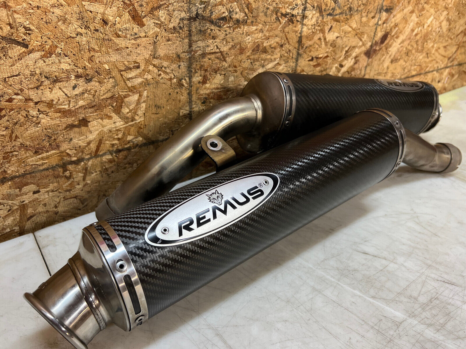 04 05 06 2004 2005 2006 YAMAHA YZFR1 YZF R1 REMUS CARBON FIBER SLIP ON EXHAUST