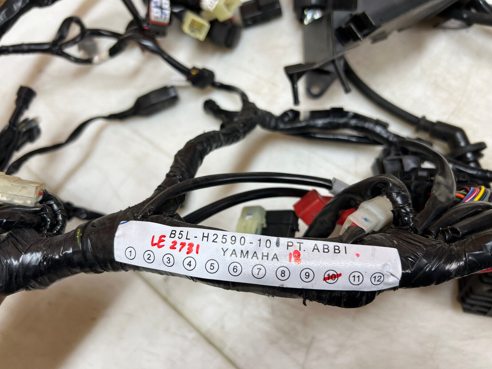 15 16 17 18 19 20 21 22 YAMAHA YZF R3 YZFR3 ENGINE WIRING HARNESS LOOM ECU CDI