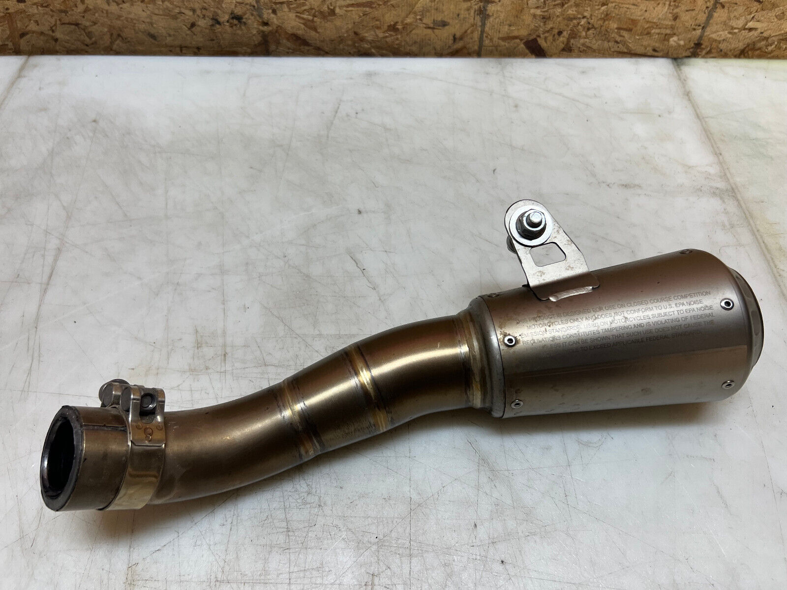 15 16 17 18 19 20 21 22 YAMAHA YZF R3 YZFR3 AKRAPOVIC SLIP ON EXHAUST PIPE NICE