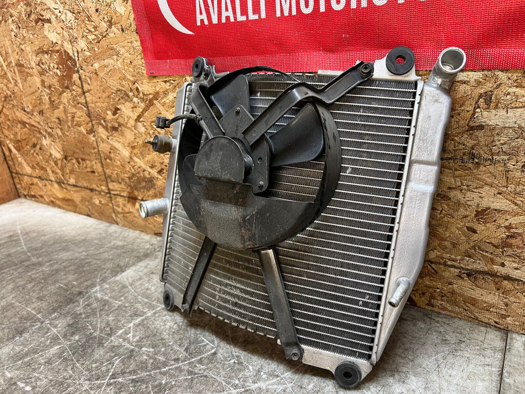 98 99 00 01 02 03 KAWASAKI NINJA ZX7-R ZX7R ZX7 RADIATOR RAD ENGINE COOLER FAN