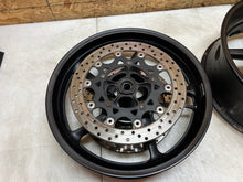 Load image into Gallery viewer, 04 05 06 07 08 2006 YAMAHA YZFR1 YZF R1 FRONT &amp; REAR WHEELS WHEEL RIM RIMS PAIR
