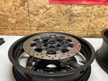 Load image into Gallery viewer, 04 05 06 07 08 2006 YAMAHA YZFR1 YZF R1 FRONT &amp; REAR WHEELS WHEEL RIM RIMS PAIR
