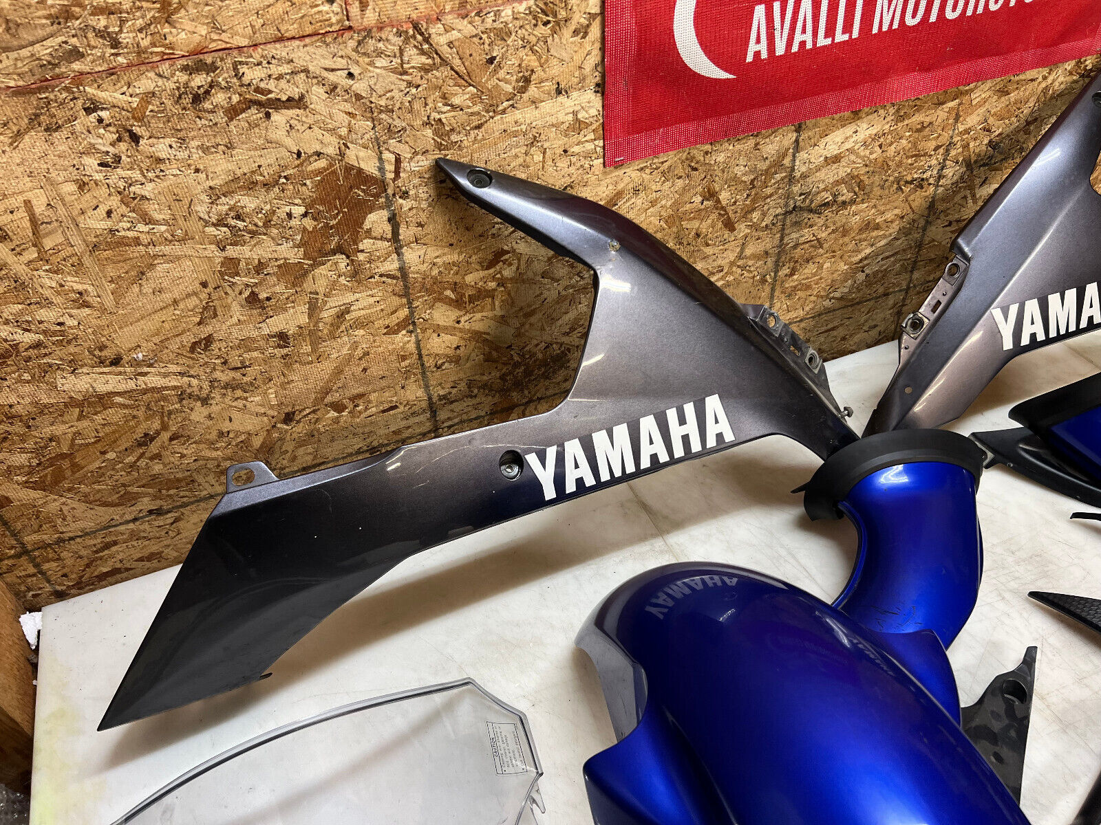 2007 2008 07 08 YAMAHA YZFR1 YZF R1 COMPLETE OEM FAIRING KIT FAIRINGS FRONT NOSE