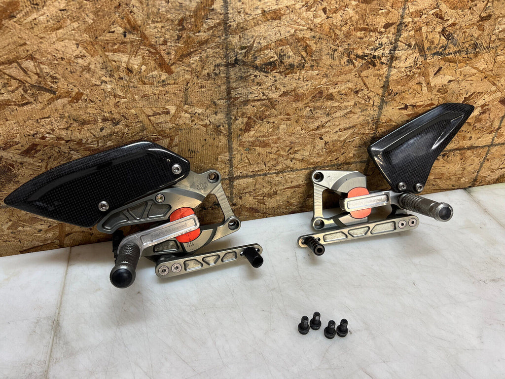 09 10 11 12 13 14 BMW S1000RR S1000 RR M MOTORRAD LEFT RIGHT REARSET REARSETS