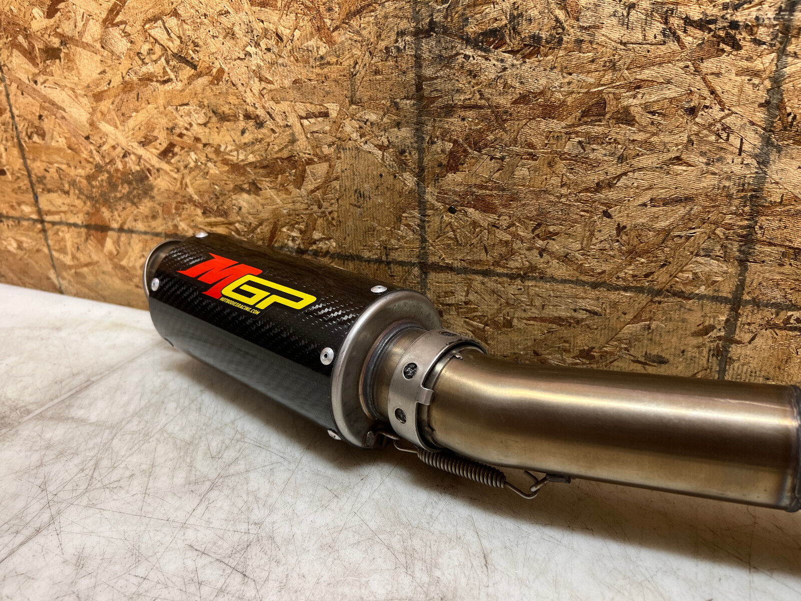 08 09 10 2009 2010 SUZUKI GSXR GSX-R 600 750 CARBON FIBER SLIP ON EXHAUST PIPE