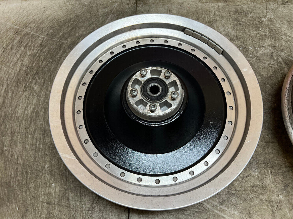 HARLEY DAVIDSON FAT BOY FLSTFI FATBOY SOFTAIL SOFT TAIL FRONT REAR WHEELS WHEEL