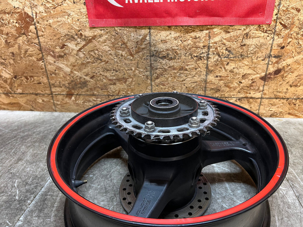 07 08 09 10 11 12 HONDA CBR600RR CBR 600RR REAR WHEEL BACK RIM STRAIGHT NICE