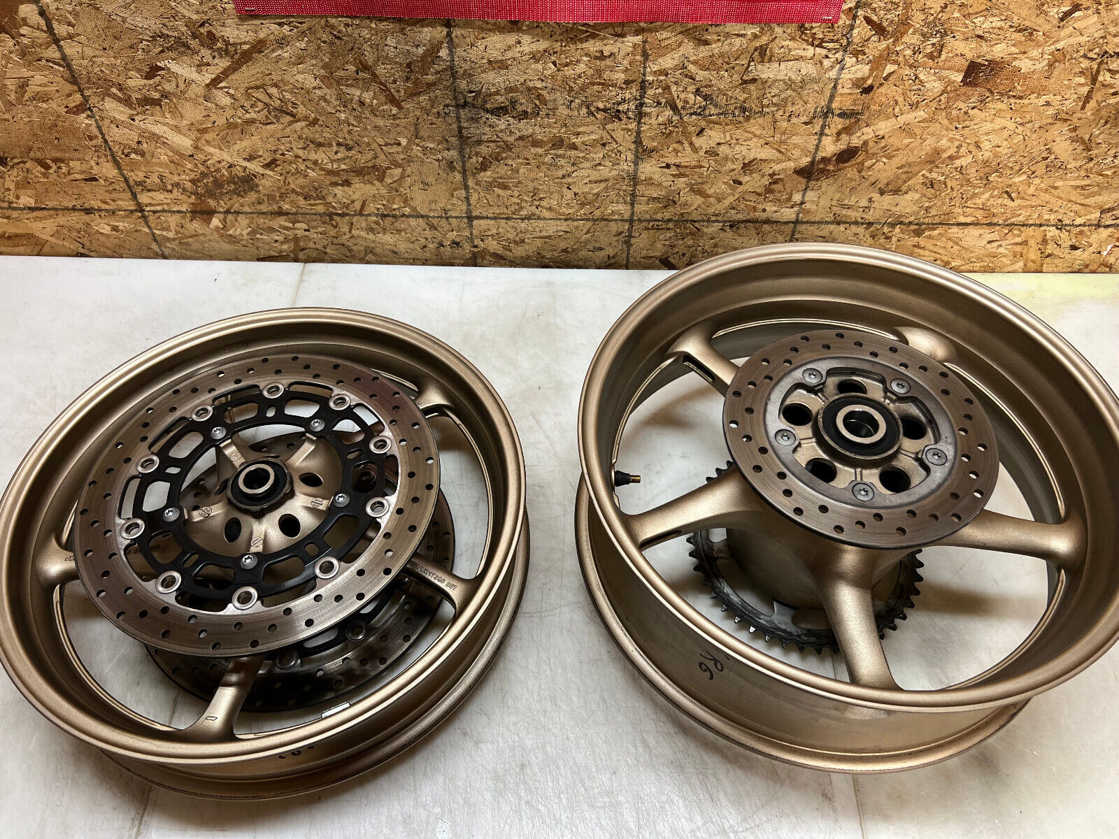 09 10 12 13 14 15 16 YAMAHA YZFR6 YZF R6 R6R FRONT REAR WHEEL WHEELS RIM RIMS