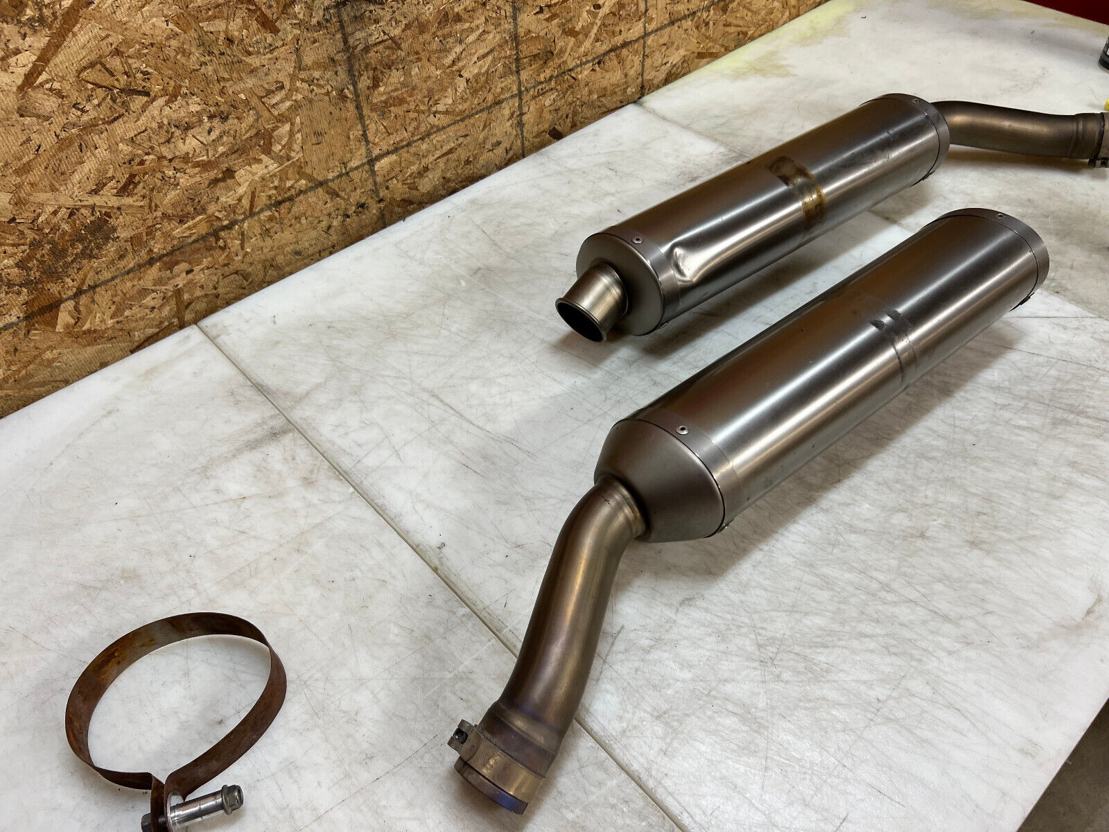 04 05 06 2004 2005 2006 YAMAHA YZFR1 YZF R1 AKRAPOVIC SLIP ON EXHAUST MUFFLER