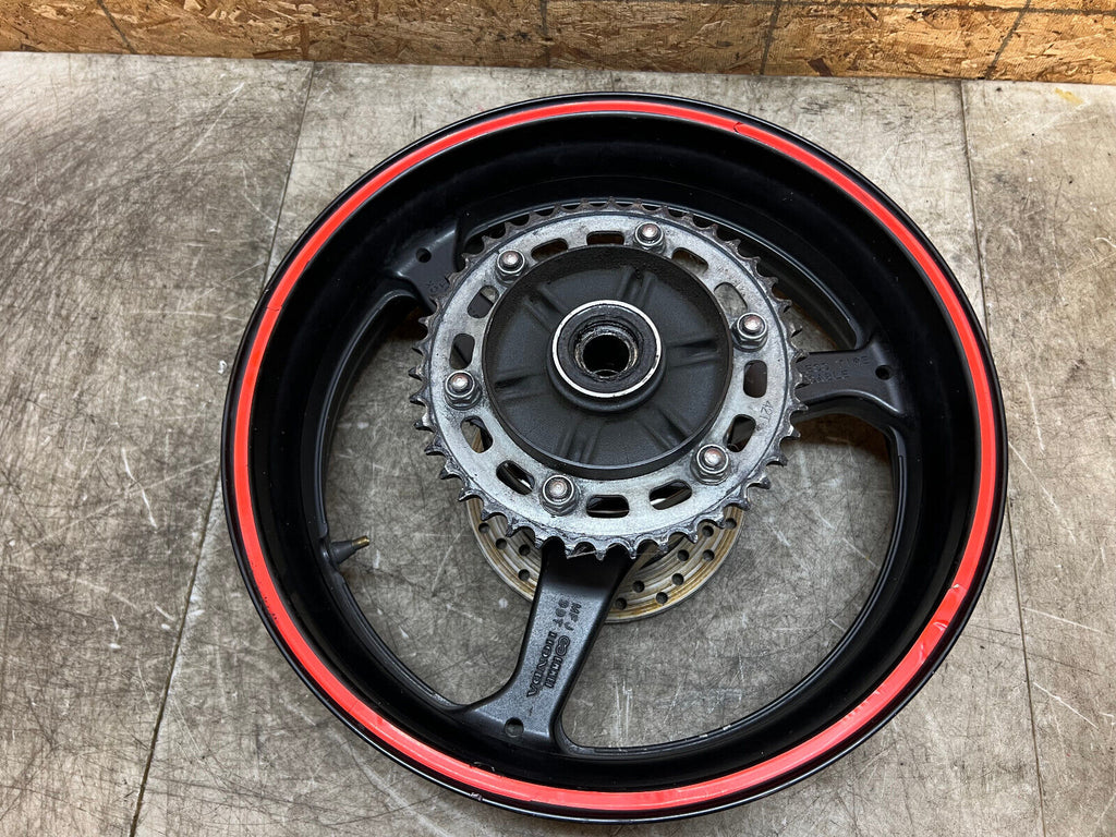 07 08 09 10 11 12 HONDA CBR600RR CBR 600RR REAR WHEEL BACK RIM STRAIGHT NICE