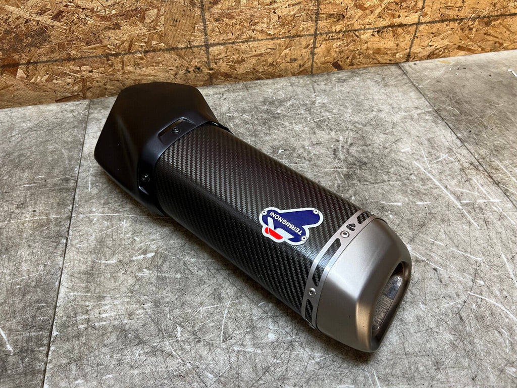 15 16 17 DUCATI MULTISTRADA 1200 S CARBON FIBER TERMIGNONI EXHAUST PIPE SLIP ON