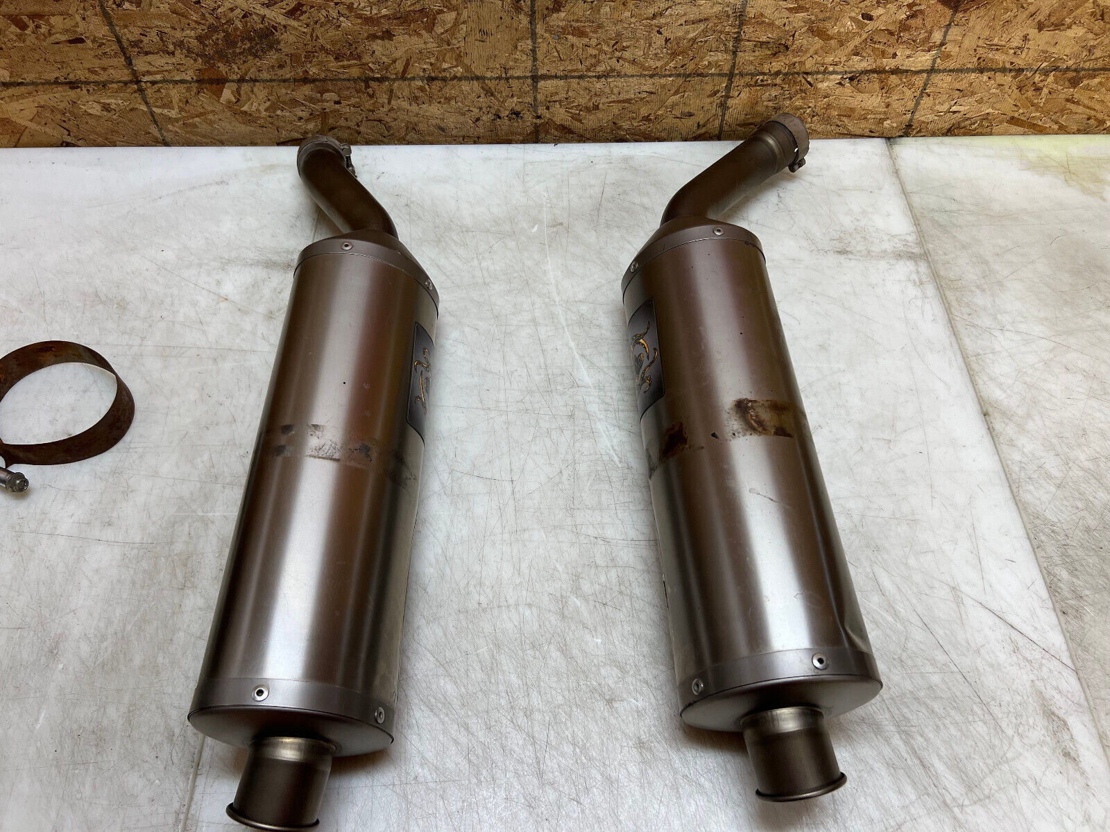 04 05 06 2004 2005 2006 YAMAHA YZFR1 YZF R1 AKRAPOVIC SLIP ON EXHAUST MUFFLER