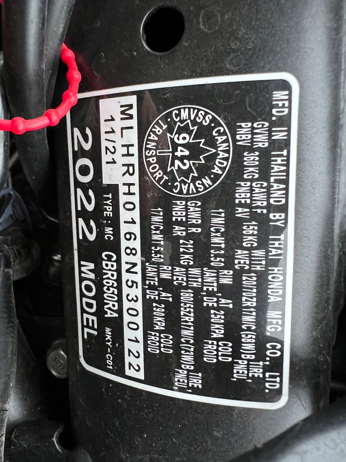 21 22 23 24 HONDA CBR650R CBR 650R COMPLETE ENGINE MOTOR VIDEO 3K MILES
