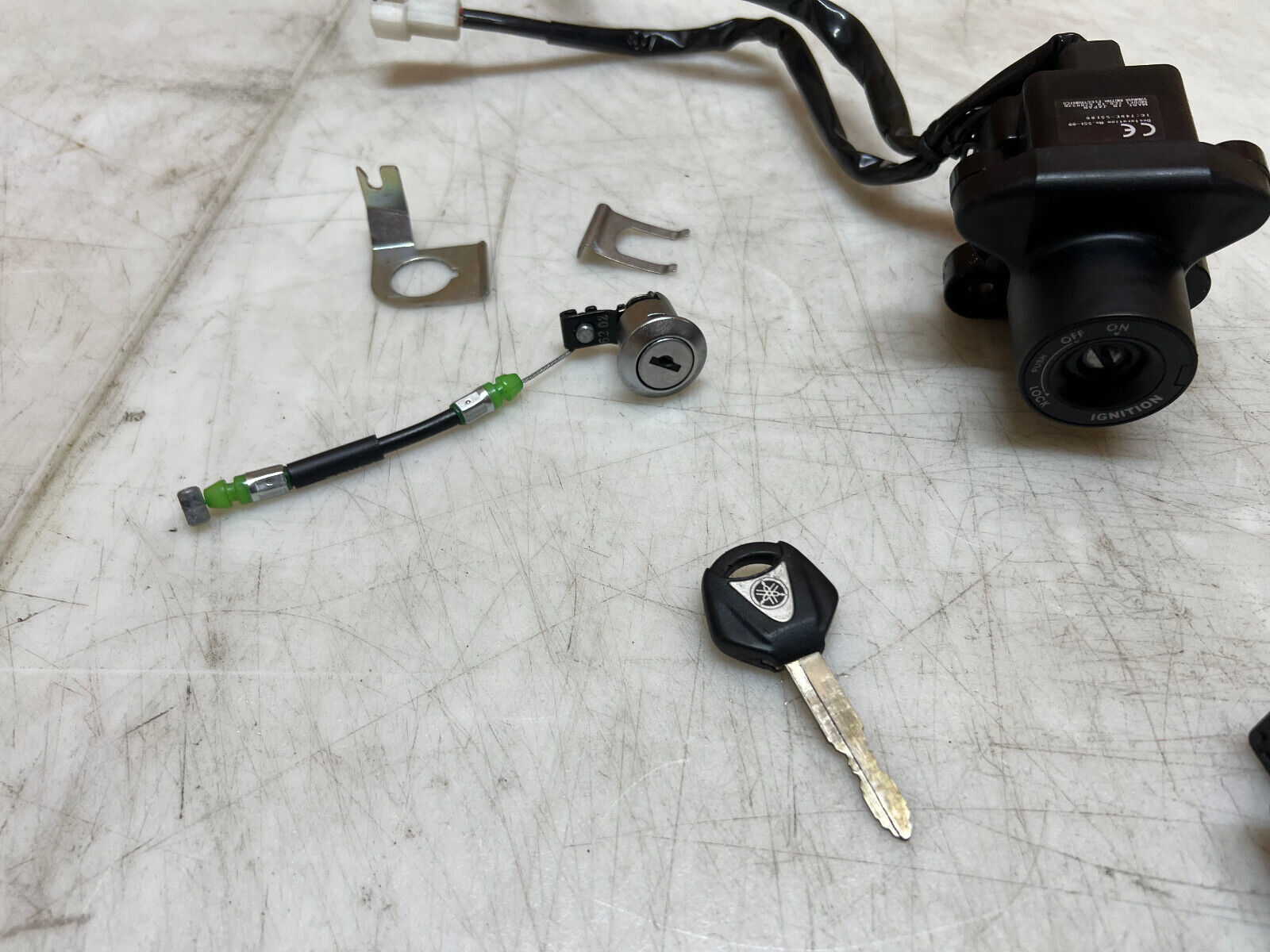 09 10 12 13 14 15 16 YAMAHA YZFR6 YZF R6 LOCK SET KEY SET SECURITY ECU CDI ECM
