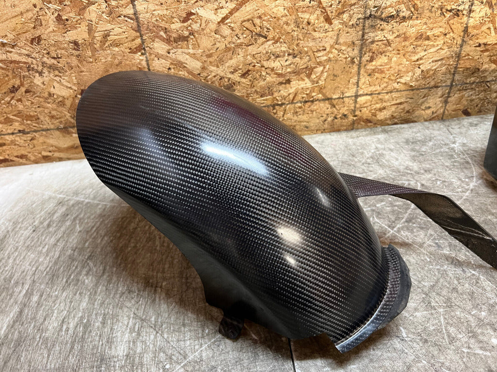 98 99 00 01 02 03 KAWASAKI NINJA ZX7-R ZX7R ZX7 FRONT REAR CARBON FIBER FENDER