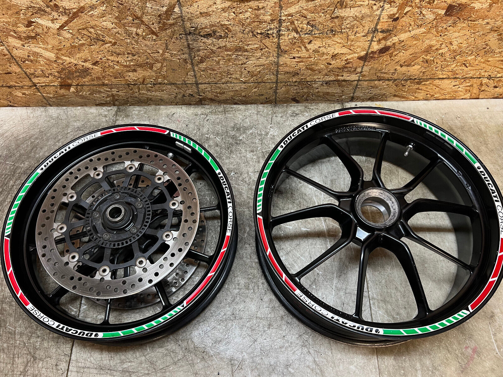 10 11 12 13 14 DUCATI MULTISTRADA 1200 S FRONT & REAR WHEELS WHEEL RIM RIMS PAIR
