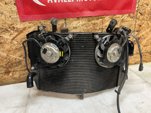 Load image into Gallery viewer, 2007 2008 07 08 YAMAHA YZFR1 YZF R1 RADIATOR RAD ENGINE COOLER COOLING FAN OEM
