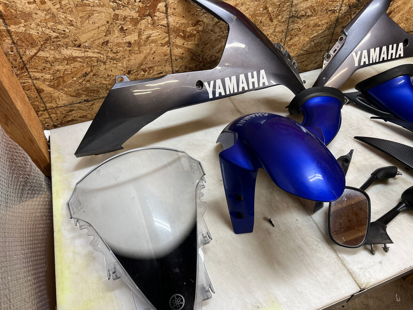 2007 2008 07 08 YAMAHA YZFR1 YZF R1 COMPLETE OEM FAIRING KIT FAIRINGS FRONT NOSE